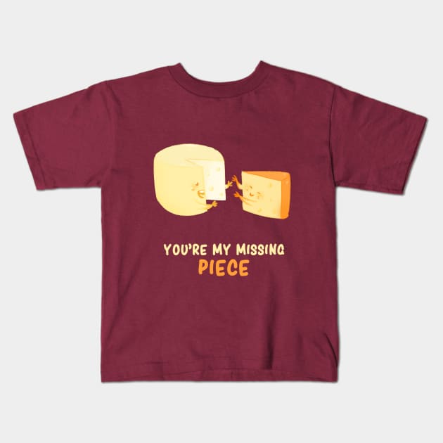 You're my missing piece Kids T-Shirt by Llythium